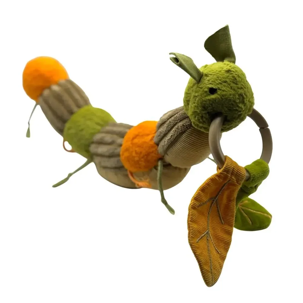 Jellycat Christopher Caterpillar Activity Toy plush rattle